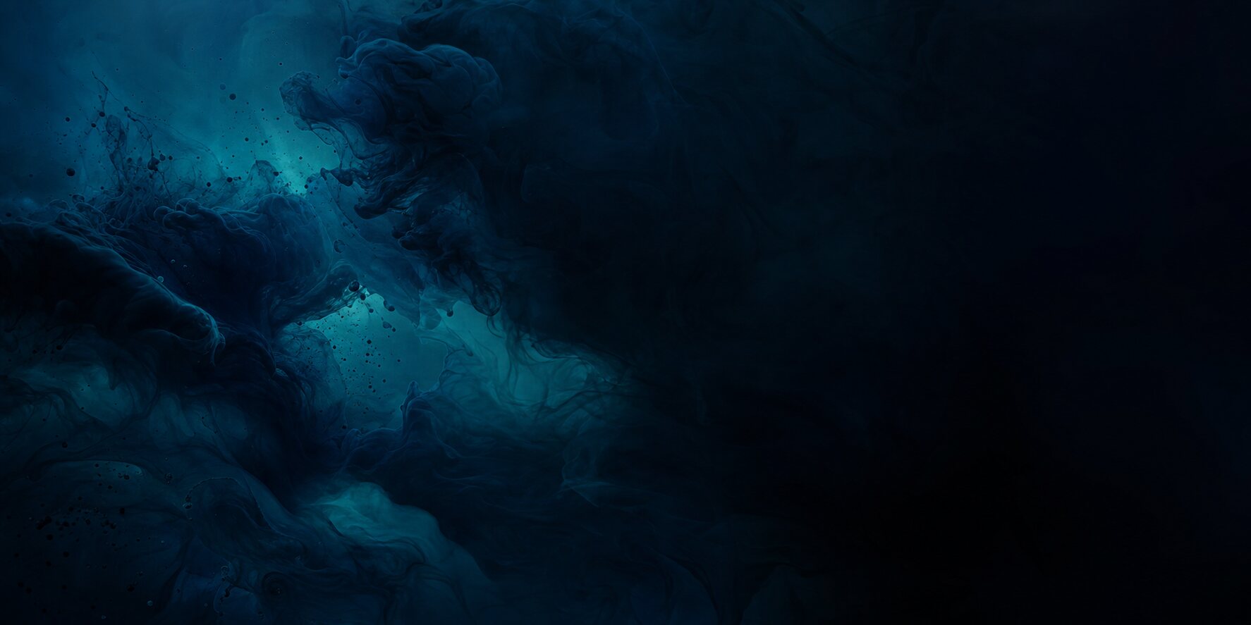 Deep blue colour atmosphere