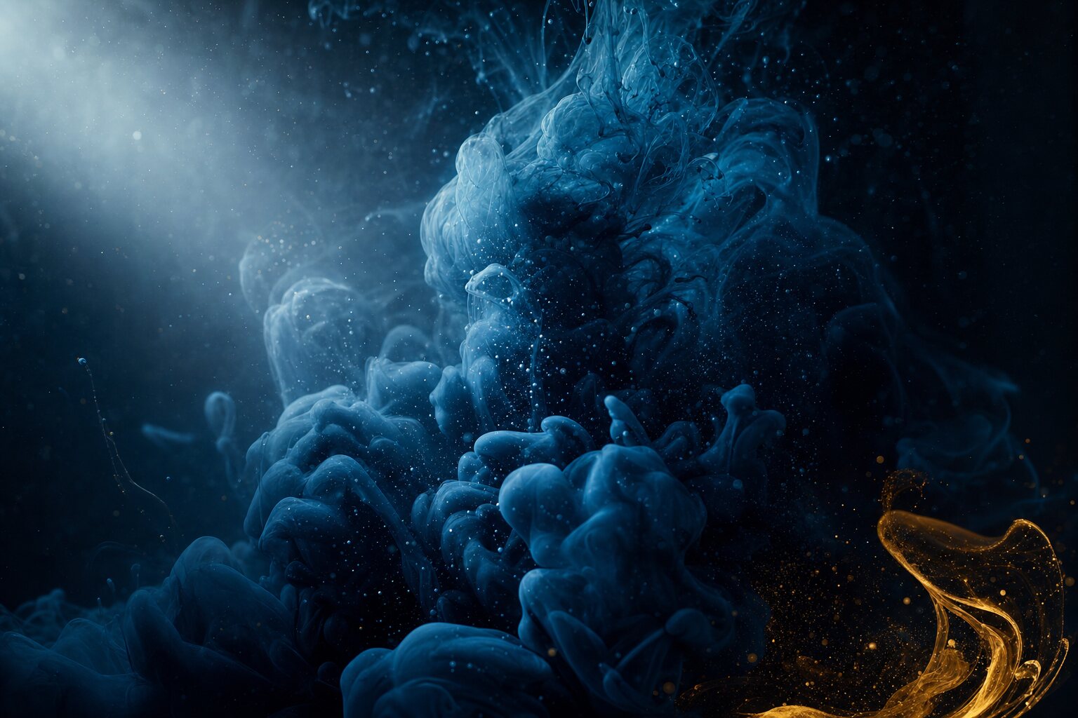 Abstract navy and amber colour atmosphere
